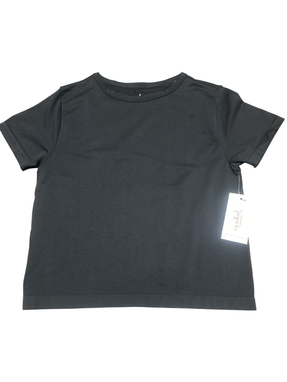 Girls' Short Sleeve Crewneck Tee - Black